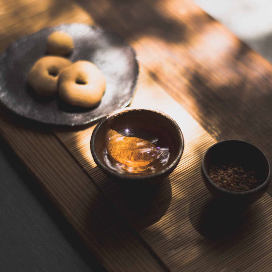 本家尾張屋オリジナル缶入り蕎麦茶